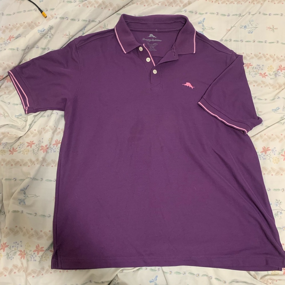 Tommy Bahama | Purple Polo